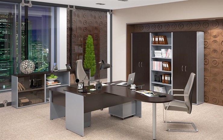 Комплект офисной мебели IMAGO - рабочее место, шкафы для документов в Белгороде - изображение 3